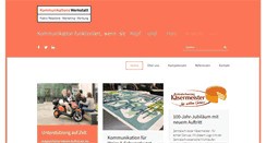 Desktop Screenshot of kommunikationswerkstatt.ch